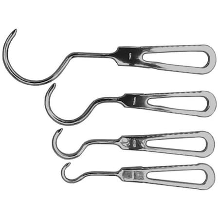 Jorgensen Laboratories Curved Graft Passer, 4.5cmx17cm, Large J0236