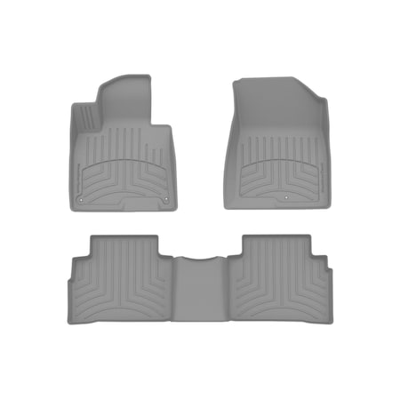 Weathertech Grey, Front and Rear FloorLiner HP 461732-1-2IM