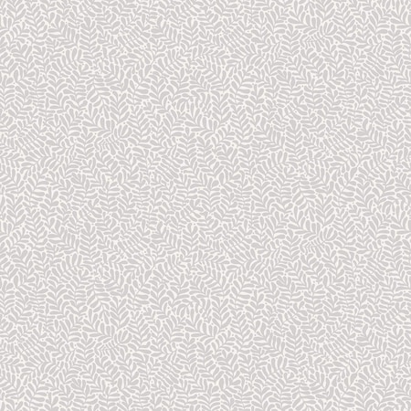 A-Street Prints Anna Light Grey Fern Trail Wallpaper 2999-55004