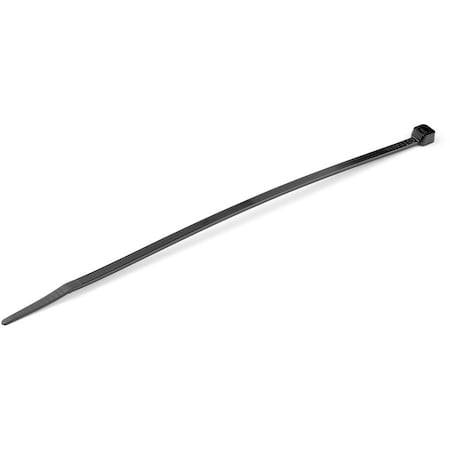 Startech.Com 100 PACK OF CABLE TIES: Keep cables organized with 8IN 203.2 mm Black zip ties for 1.6IN 40 mm CBMZT8B