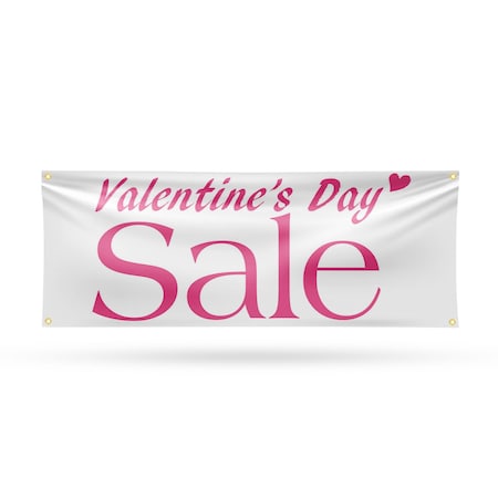 Signmission Valentines Day Sale, 18 Inch x 48 Inch, Vinyl Banner B-30905