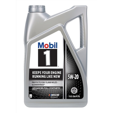 Mobil 1 Gasoline Synthetic Motor Oil 5 qt 120763