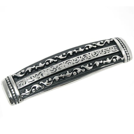 Grilltown 3 in. Sante Fe Trail Pull Antique Silver GR528530