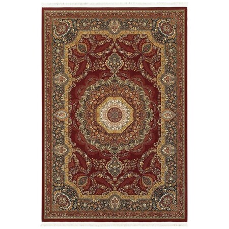 Oriental Weavers 9 ft. 10 in. x 12 ft. 10 in. Masterpiece Traditional Area Rug, Red M113R2300390ST