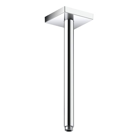Axor ShowerSolutions Extension Pipe for Ceiling Mount Square, 12" in Chrome 26438001