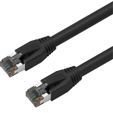 Axiom 2Ft Cat8 Shielded Cable (Black) C8SBSFTP-K2-AX