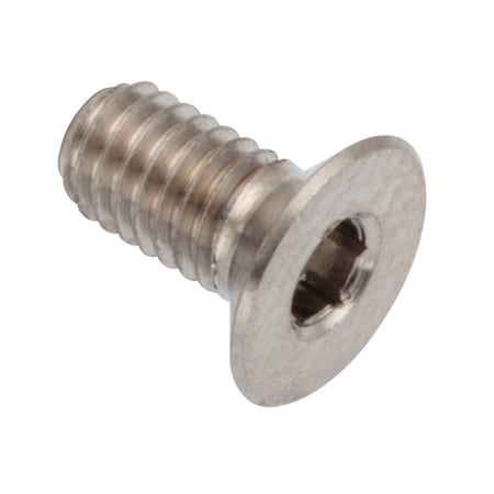 Zoro Select M3-0.50 Socket Head Cap Screw, Flat, Plain 316 Stainless Steel, 6 mm Length ZHF602M3X6