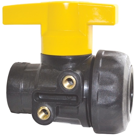 Green Leaf 1 in. Polypropylene Female Union Ball Valve SU 100 E