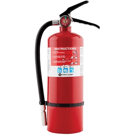 First Alert 3-A:40-B:C Rechargeable Heavy-Duty Commercial/Residential Fire Extinguisher PRO5