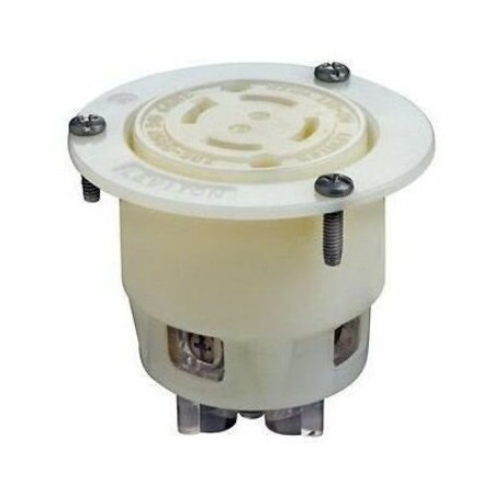 Leviton Industrial Grade Flanged Outlet 30 Amp, 600 Volt 3-Phase 2746