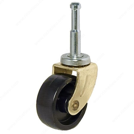 Kd 1.6 in. Light-Duty Furniture Caster, Black - Plastic KD2683135