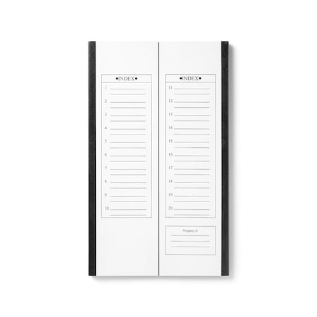 United Scientific 20-Place Slide Tray, Cardboard, 50PK 62603