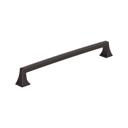 Amerock Mulholland 10-1/16 inch 256mm Center-to-Center Oil Rubbed Bronze Cabinet Pull BP53536ORB