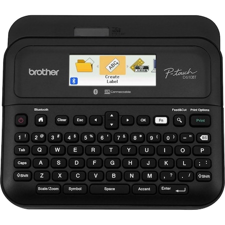 Brother Desktop Printer, Single Color, 180 dpi PTD610BT
