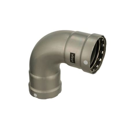 Viega MegaPress 90 elbow P1 2 P2 2 carbon steel zinc-nickel coating 84330