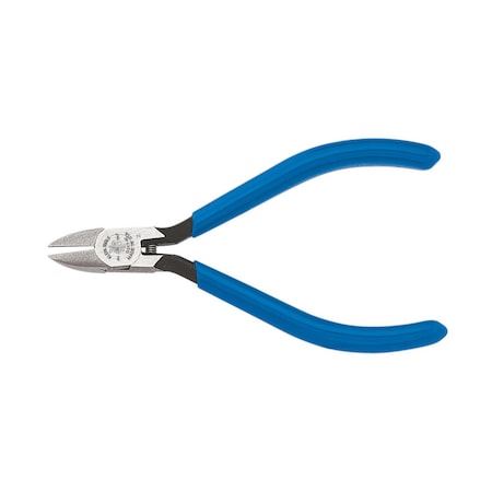 Klein Tools 4 1/4 in Precision Diagonal Cutting Plier Semiflush Cut Narrow Nose Uninsulated D257-4