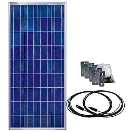 Samlex America 150 watt Solar Panel Kit with Cables & Mounting Brackets SAMSSP-150-KIT