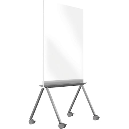 Ghent Dry Erase Board, Plastic, 68 1/2 in, 36 in, No Frame Frame, White, Gloss RM36SAWHN