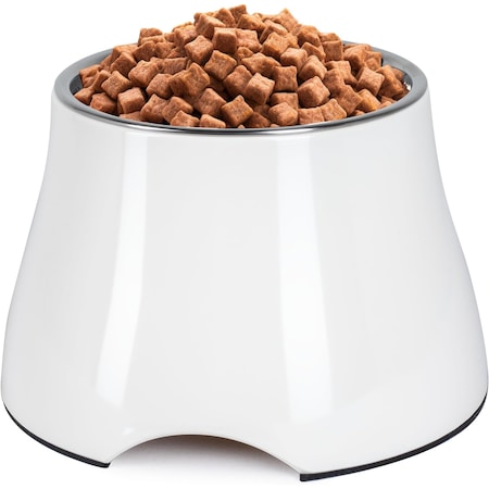 Yoken Elevated Dog Bowls, Prevention of Vertebrae Disease, Super Non-Slip PT05BOWL540ML01WM