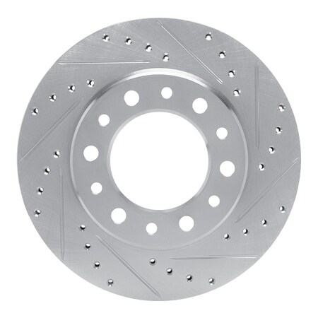 Dynamic Friction Co DFC Brake Rotor - Drilled & Slotted - Black 633-76169R