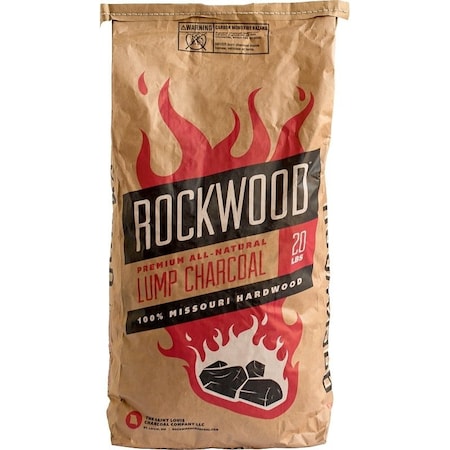 Rockwood Charcoal CHARCOAL LUMP ROCKWOOD 20LB BG RW20