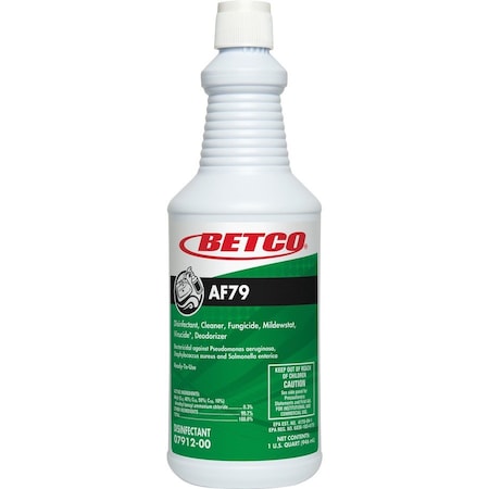 Betco Bathroom Cleaner, Acid-free, RTU, Citrus, 32 oz, Blue, PK 12 BET0791200EA