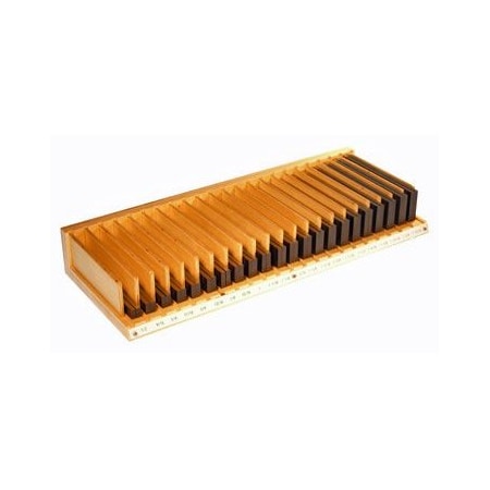 Suburban Two-Way Steel Parallels, 22-Pair Matched Set in Wooden Storage Case TWP22-SET