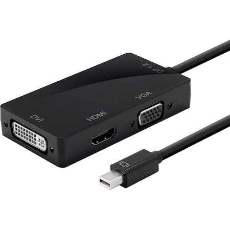 Monoprice MINI DP 1.2A TO 4K HDMI, DVI, VGA PASSIVE 12799