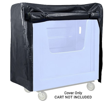 Royal Basket Trucks Vinyl Cover, 47" H, 50 1/2" L, Black G36-KKX-BVN