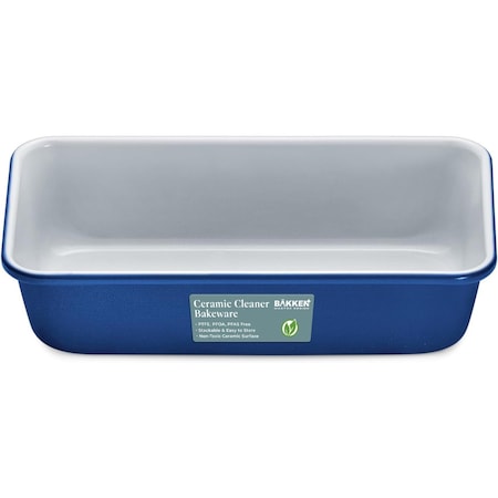 Bakken-Swiss Premium Loaf Pan, Aluminized Steel, Ceramic Non-Stick, PFOA PFAS Free, 9x4.7x2.3in, Durable SBKCRSTBKBULLOF