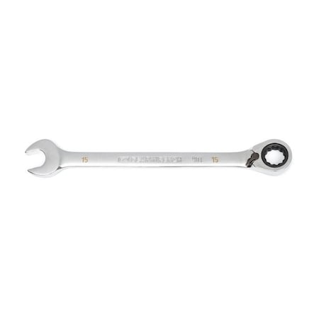 Gearwrench 15mm 90-Tooth 12 Point Reversible Ratcheting Wrench 86615
