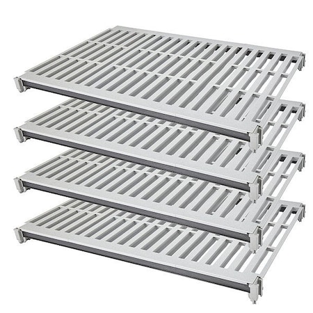 Cambro Shelf Kit, 48 in L, Speckled Gray EXSK1848V4480