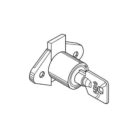 Compx Security Products Wood Drawer Lock DR1008-KA79