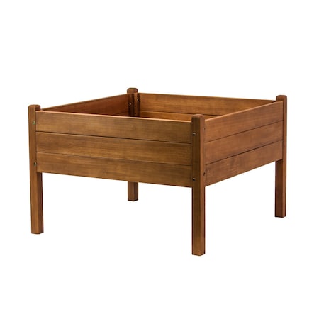 Good Ideas Garden Wizard Eucalyptus Garden Bed GW-EUC3X3-RED