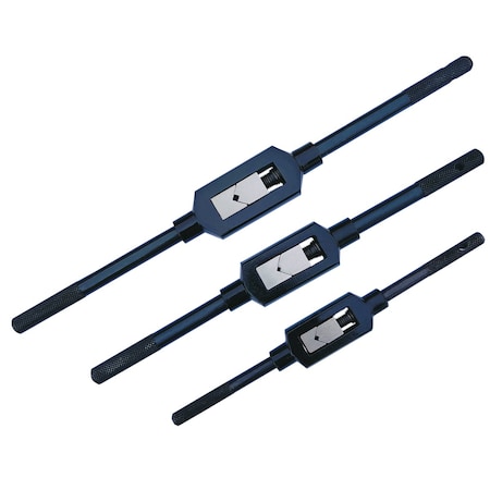 Hhip 3 Piece 1/4, 3/8 & 1/2 Adjustable Tap & Reamer Wrench Set 3906-0239