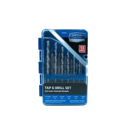 Century Drill & Tool 13 Piece Tap & Drill Set 98901