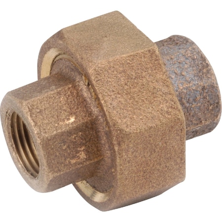 Anderson Metals 1/8'' Red Brass Threaded Union 738104-02