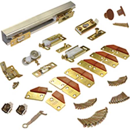 Le Johnson Products 100FD484 BiFold Door 4Panel Hdwr Set 48 in. 6531214