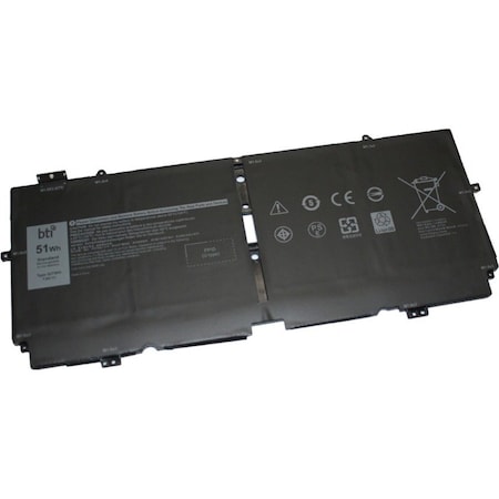 Battery Technology REPLACEMENT BTI BATTERY FOR DELL XPS 13 7390 2-IN-1, 7390 2-IN-1 4-CELL 7.6V 637 52TWH-BTI