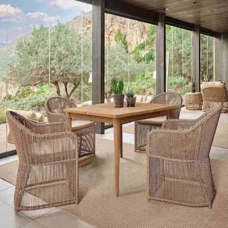 Skyline Design Calixto Square Teak Dining Table 24100-TEAK