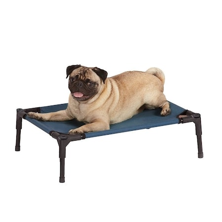 Guardian Gear Pet Cot, 24 in L, 18 in W, Polyester Cover, Blue ZW9023 12 19