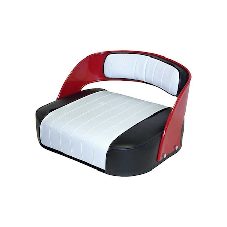 Uni Pro International Harvester 560 Deluxe Seat Assembly, Original, Pleated Black & White Vinyl 7587