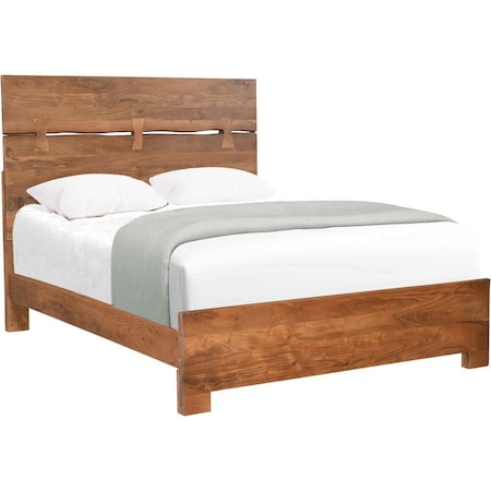 Homeroots Three Piece Brown Solid Wood Bedroom Set 636250