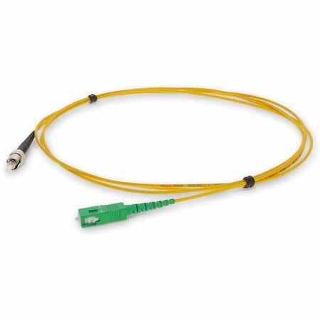 Add-On This Is A 2M Angled Sc (Male) To St (Male) Yellow Simplex Riser-Rated ADD-ASC-ST-2MS9SMF