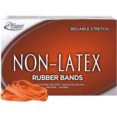 Alliance Rubber Rubber Bands, Size No 64, Orange 37646