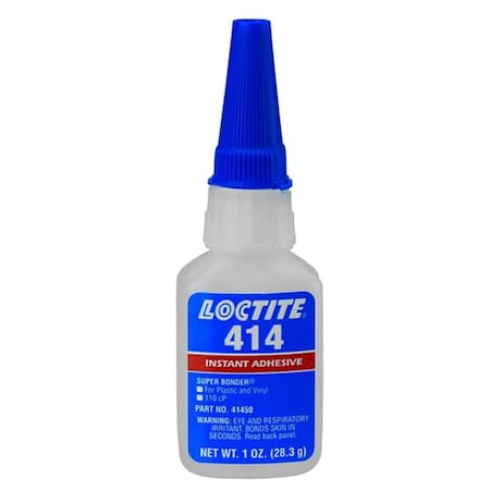 Loctite 1 oz 414 Super Bonder General Purpose Instant Adhesive, Colorless 442-233801