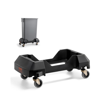 Vevor Slim Trash Can Dolly with Wheel Fit 16/23 Gal Container Bin 200lbs Heavy Duty XDL-90A-D