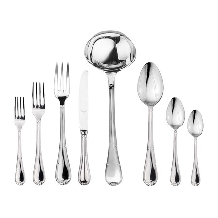Mepra Raffaello Flatware Set - 43 Pieces - Stainless Steel 102922043