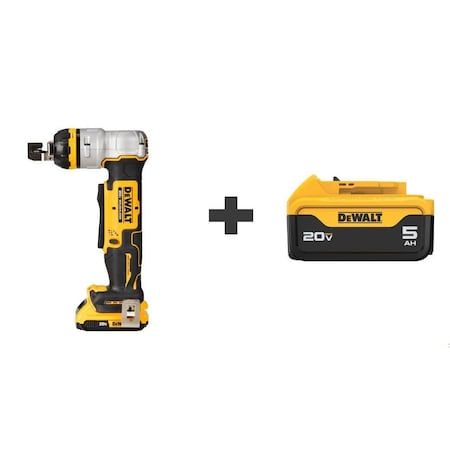 Dewalt Cordless Cable Cutter, 20 V DC, Includes Batteries DCE158D1/DCB205