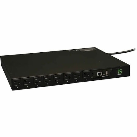 Eaton 1.4kW Single-Phase Switched PDU - LX Interface, 120V Outlets 16 5-15R, 5-15P, 120V Input, 12 PDUMH15NET